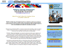 Tablet Screenshot of homestayservices.com